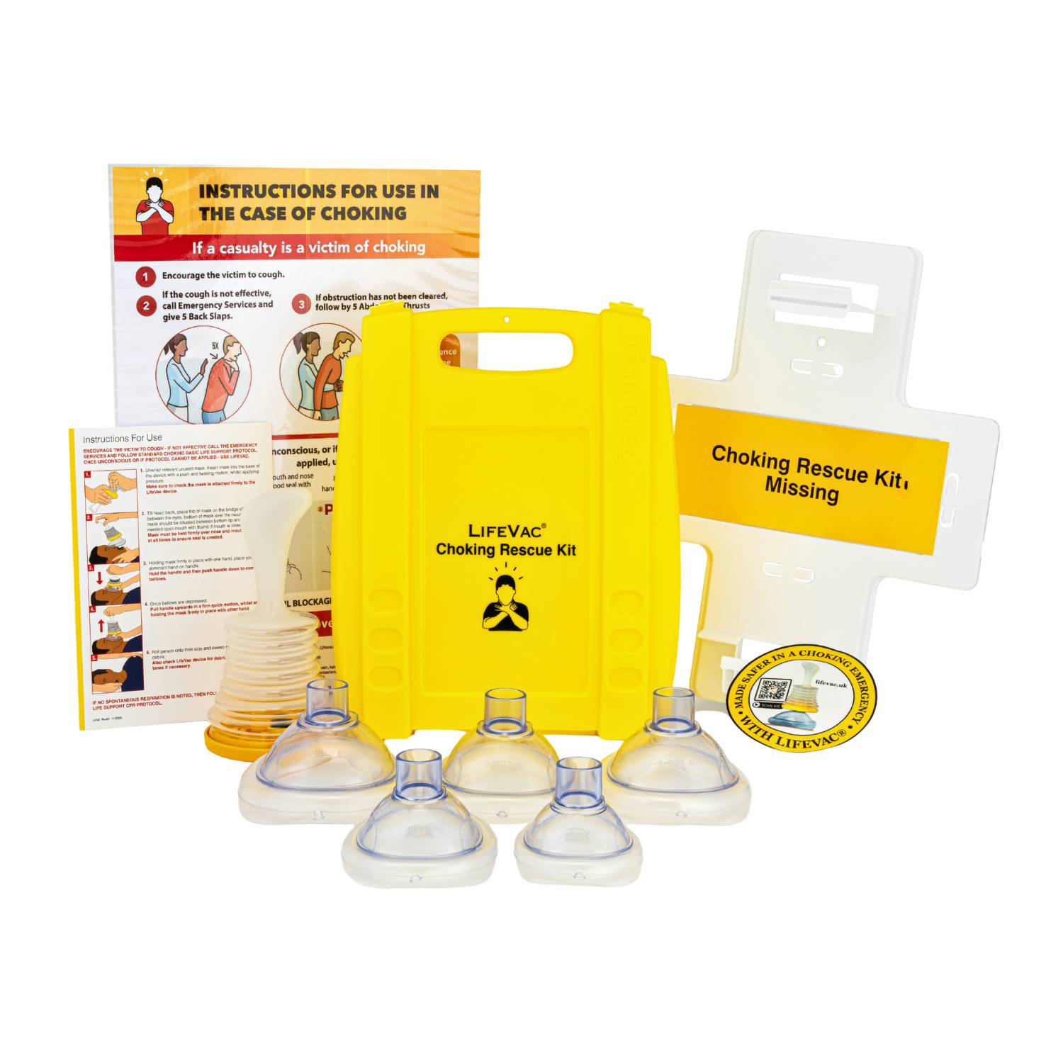 LifeVac Choking Rescue Kit - Wall Mounted > Anti-Choking Devices